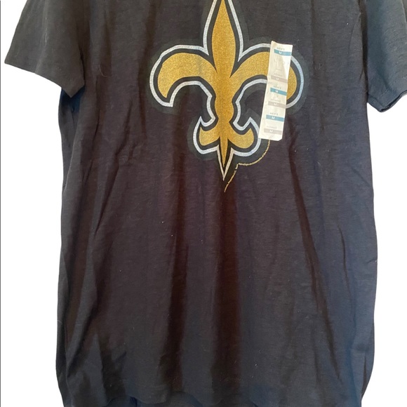 Men’s NFL New Orleans Saints Team Short Sleeved T Shirt - Picture 3 of 9